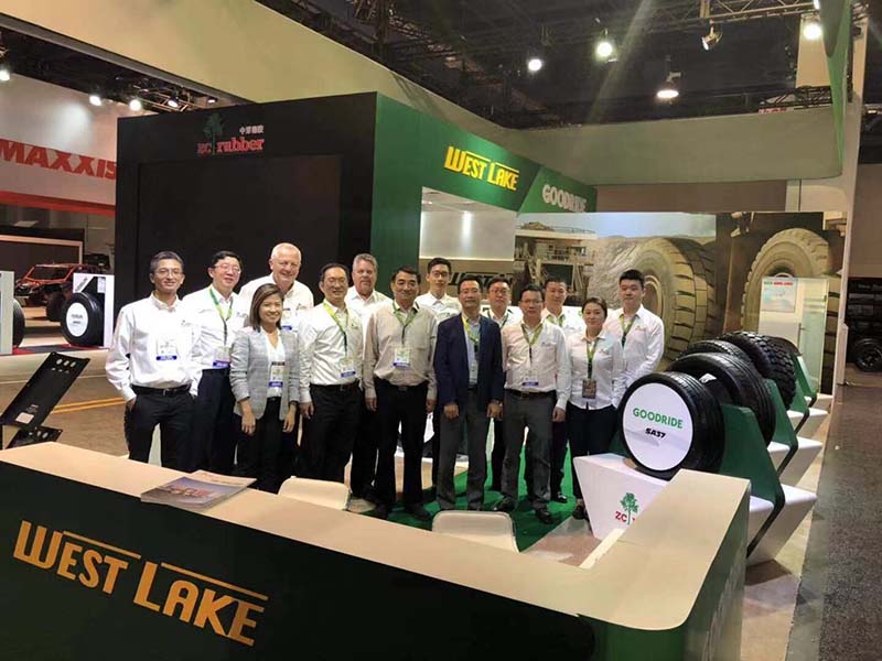 Westlake tire at SEMA show 2018 in U.S